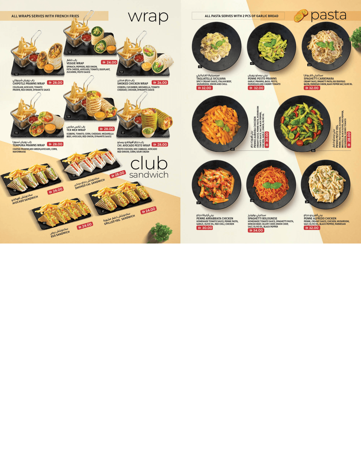 Kaffeology food menu page 6